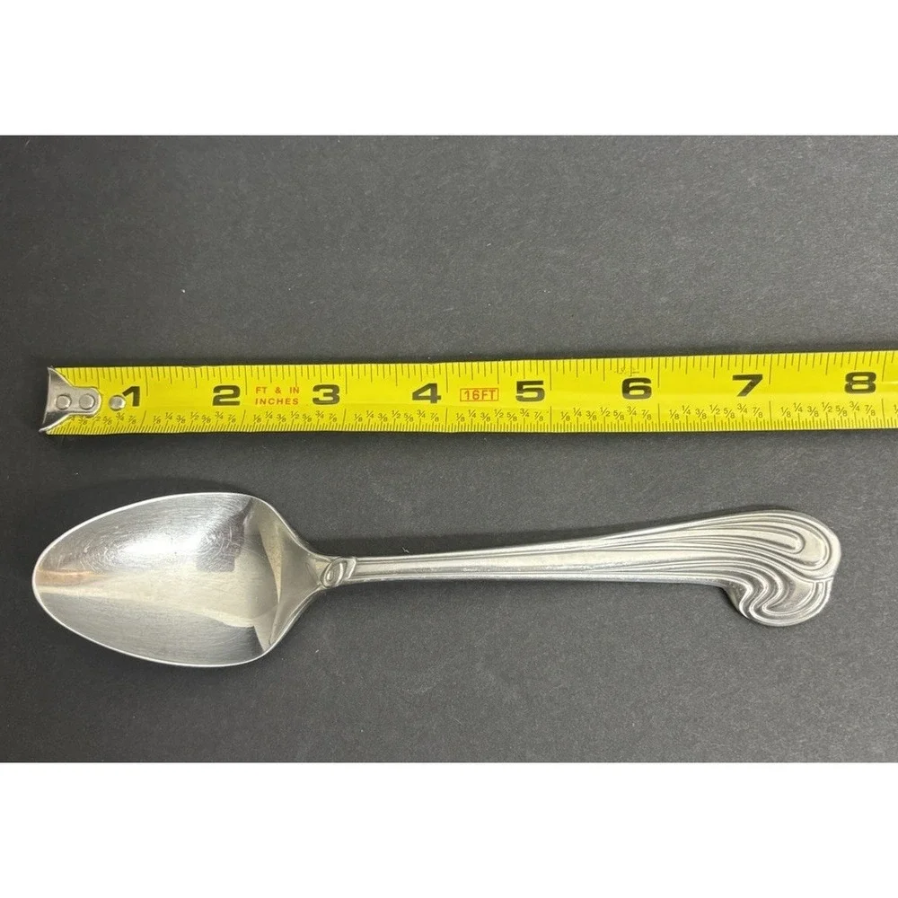 3 Yamasaki Nimbus Place Oval Soup Spoons 7 1/4